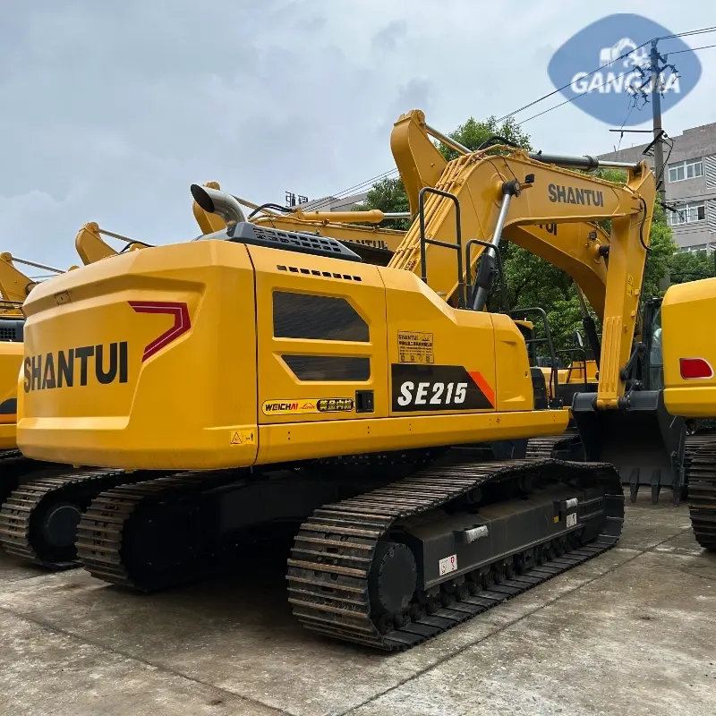 Original SHANTUI SE215 Medium Hydraulic Excavator Construction Equipment Stock Machinery Global Supplier